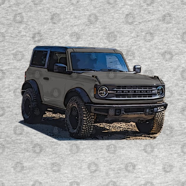 2021 Cactus Grey Ford Bronco 2 Door by Woreth